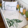 Cot Bedding - Leaf Bible Verse Set 02 baby neutral nursery linen set South Africa