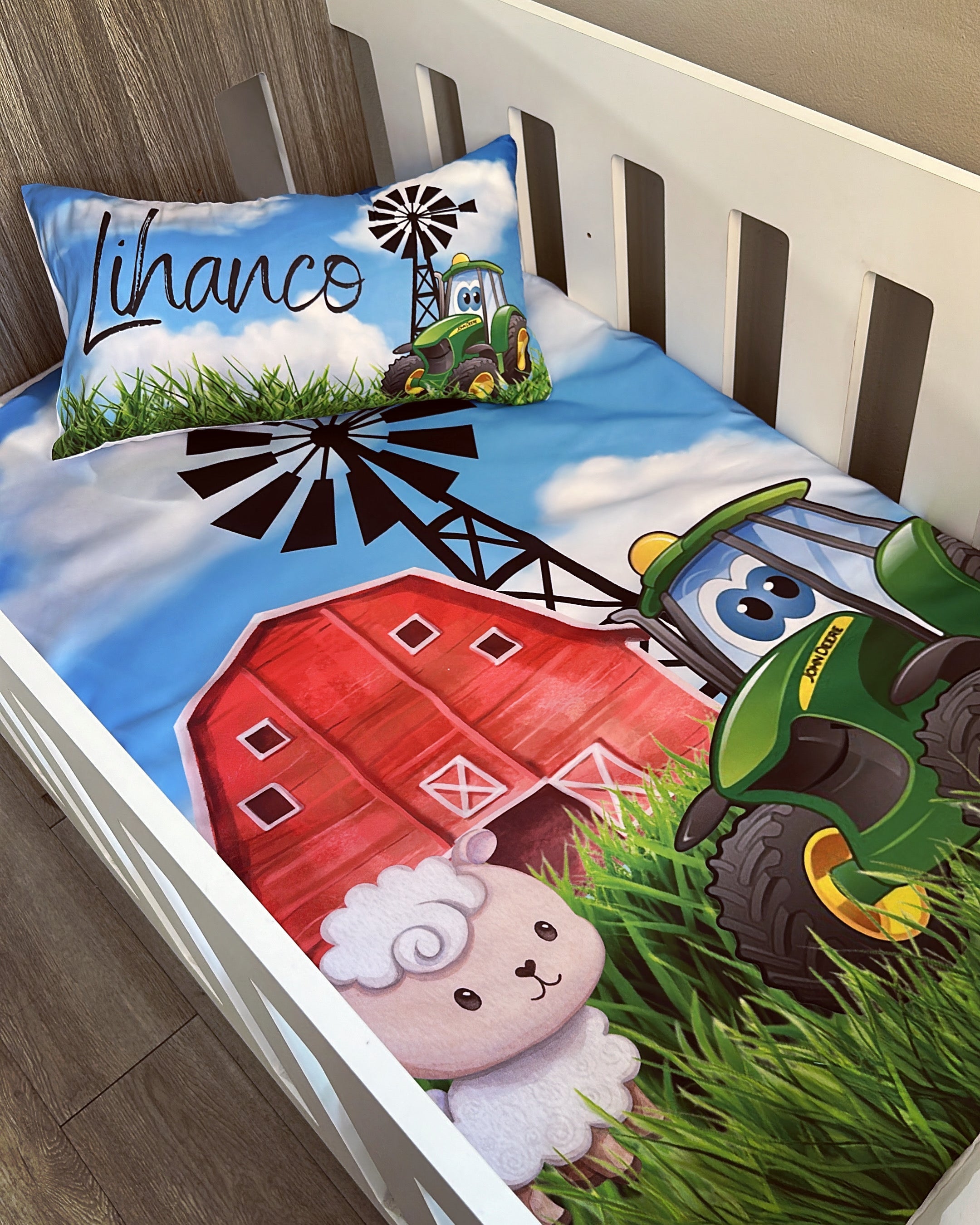 Cot Bedding - Farm Set 05 baby neutral nursery linen set South Africa