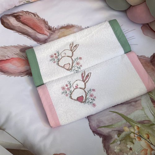 Burpcloths - Bunny 01 baby burp cloths South Africa