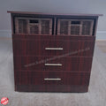 Standard Compactum With Brown Split Baskets Burgundy - B0065