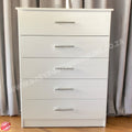 B0247-Chest of Drawers 5 Drawer Supawood MDF -Baby Boutique Online SA1