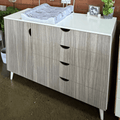 Emma Large Compactum White (MDF) & Cascade - B0398