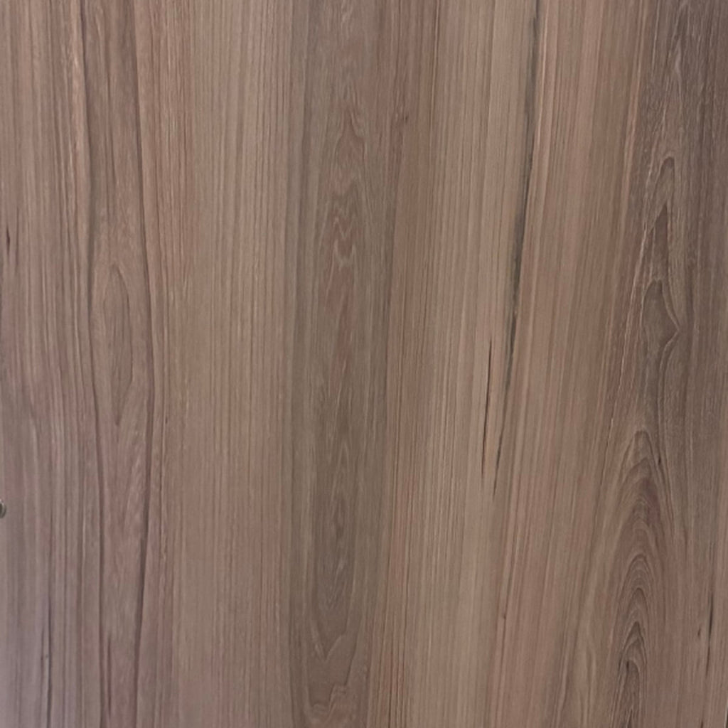 Close-up of a wooden surface with a brown finish