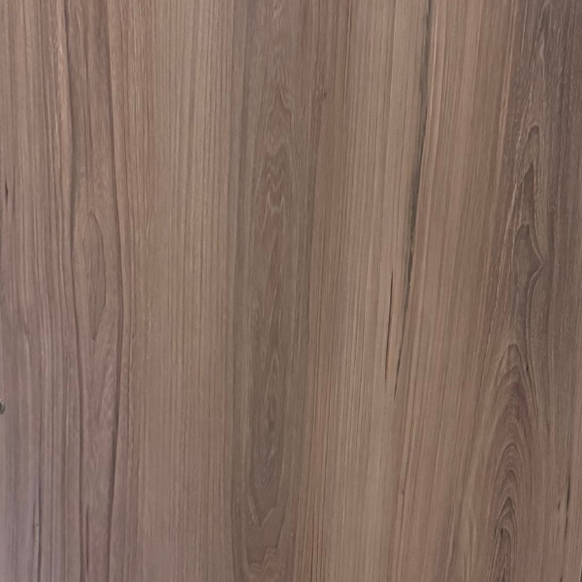 Close-up of a wooden surface with a brown finish