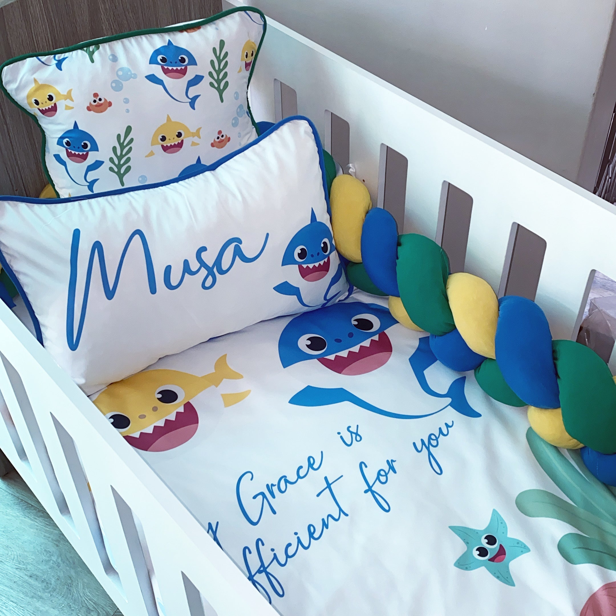 Cot Bedding - Under the Sea Set 07 baby boy nursery linen set South Africa