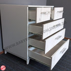 Emma Standard Compactum White (MDF) & Nordic Ice - B0414