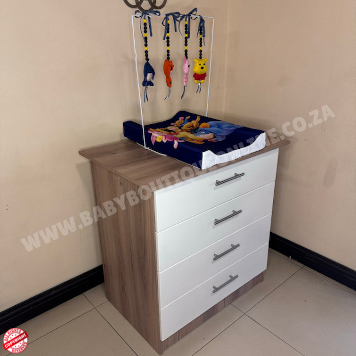 B0418-StandardCompactum-4Drawer-WhiteMDFandSahara-BabyBoutiqueOnlineSouthAfrica01
