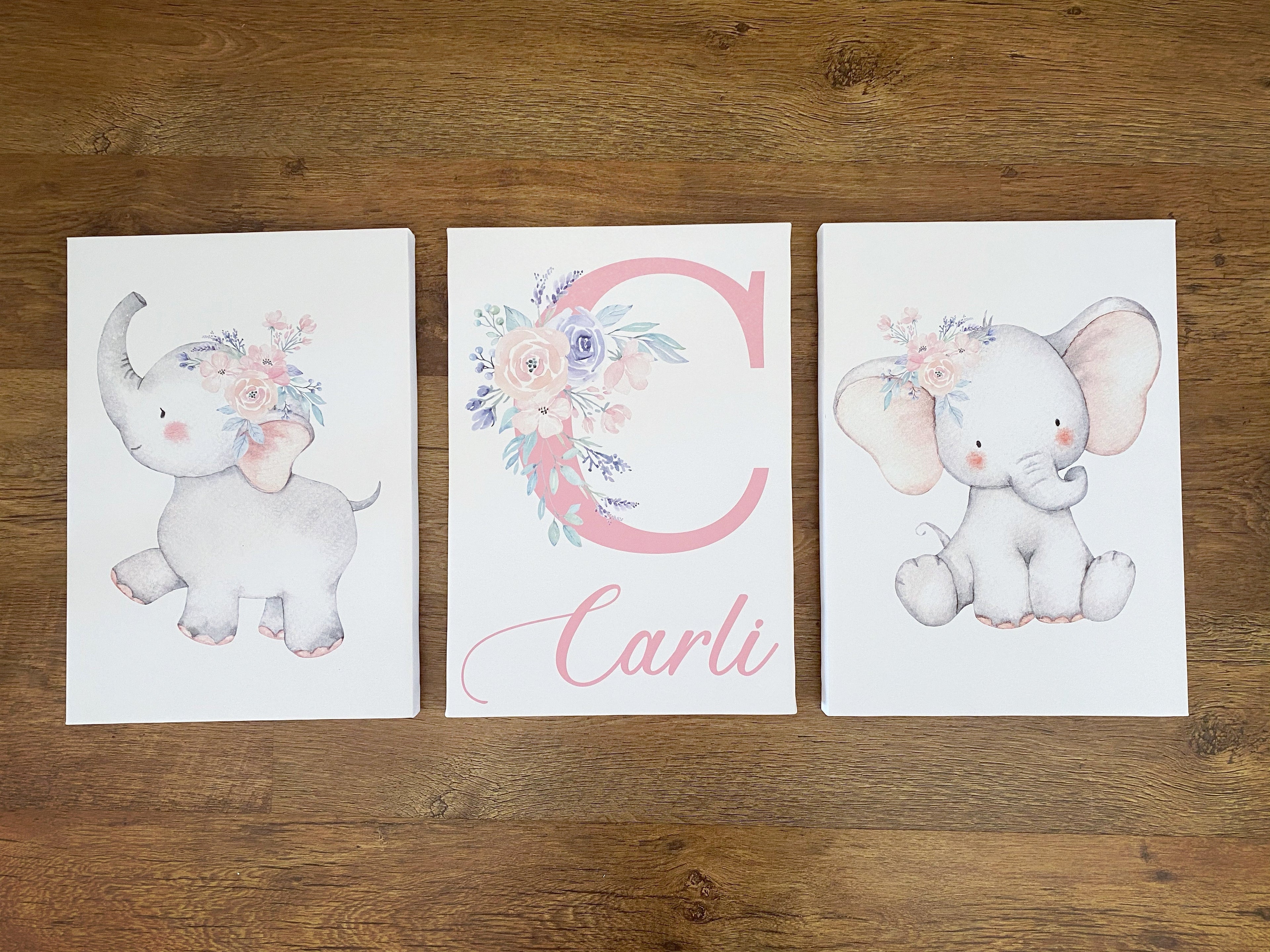 Cot Bedding - Pink Elephant Set 28