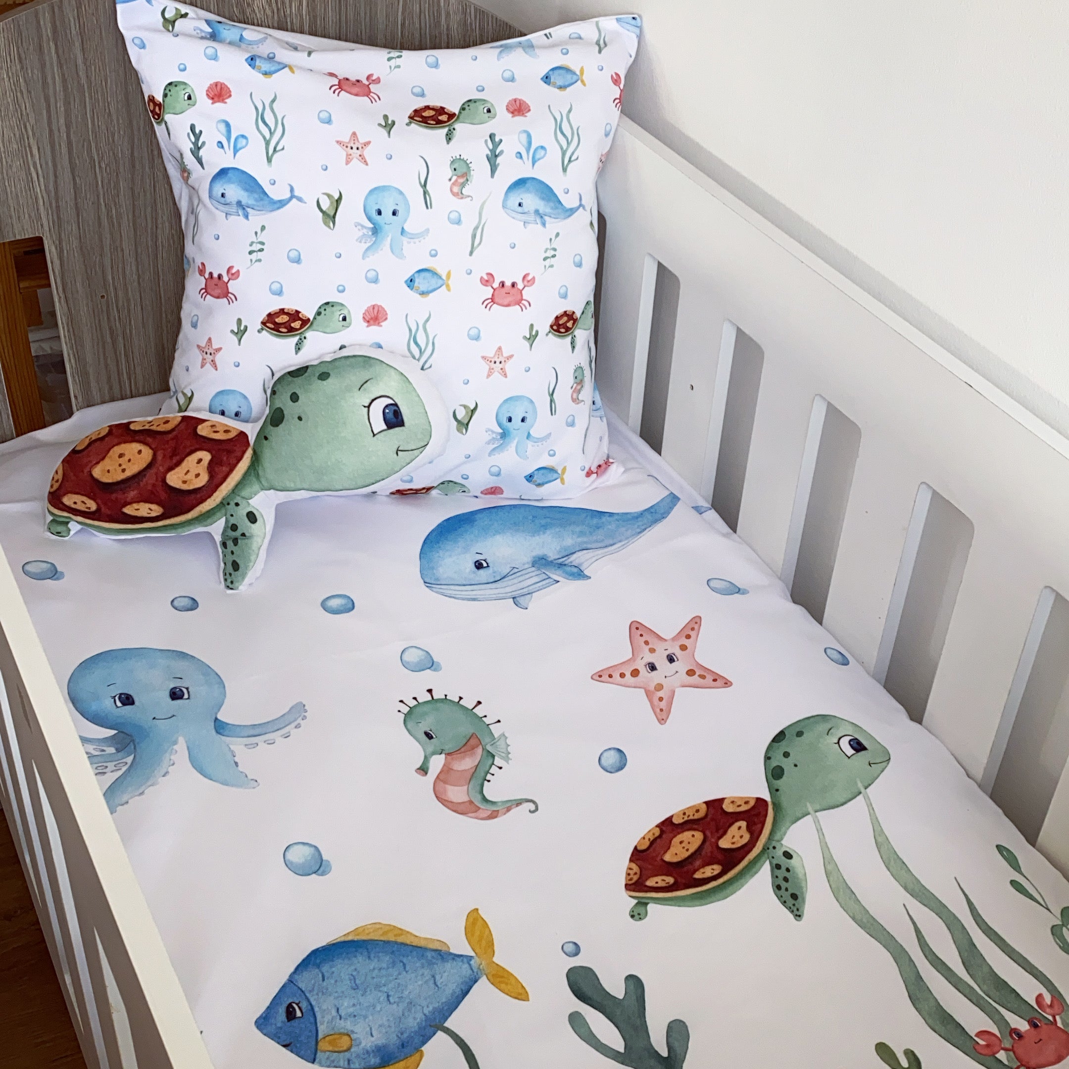 Cot Bedding - Under the Sea Set 3 baby boy nursery linen set South Africa