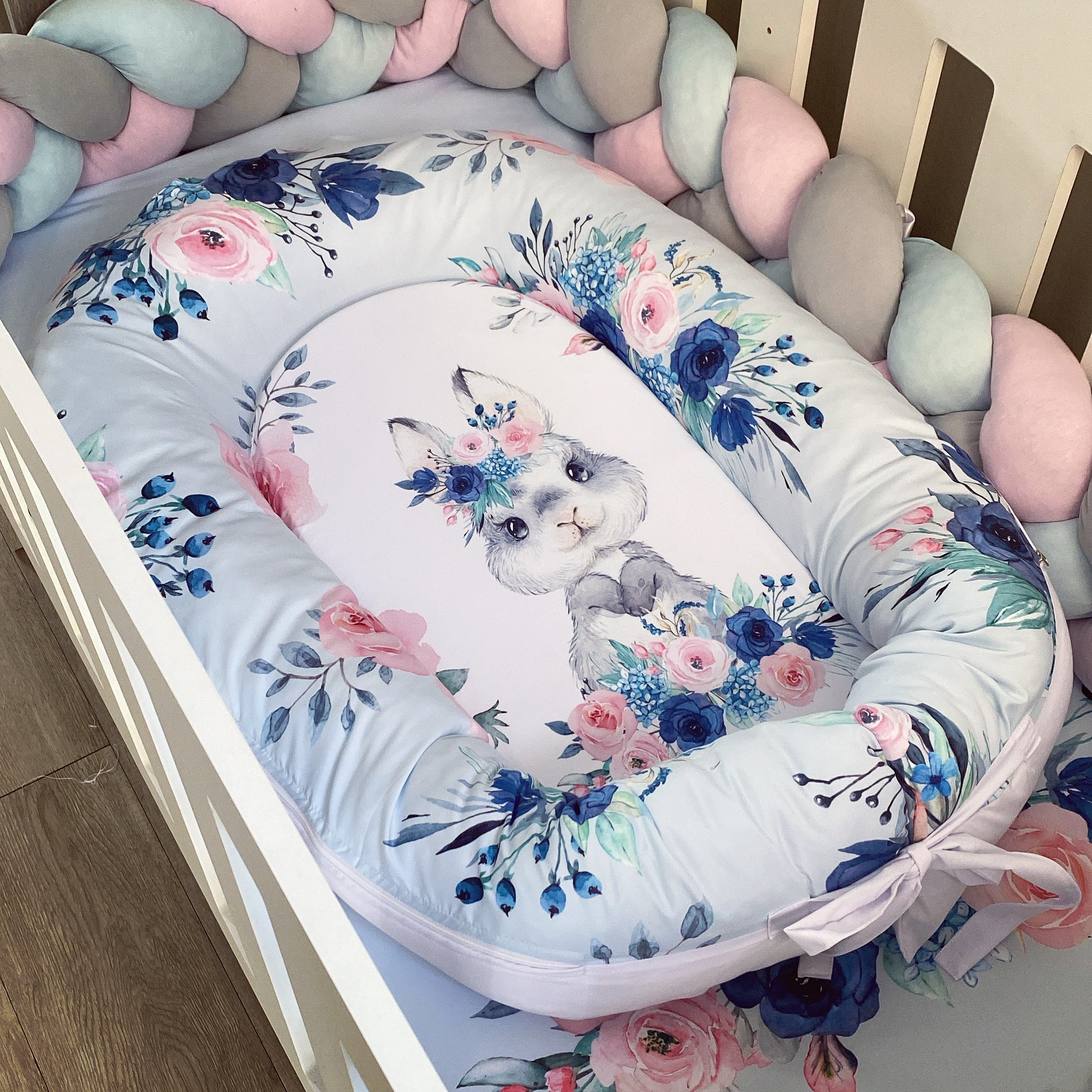 Nest - Flower Bunny 01 baby nursery snuggle nests South Africa