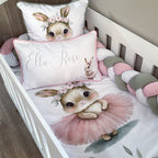 Cot Bedding - Pink Bunny Set 13