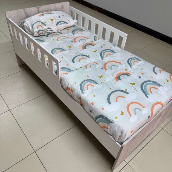 Flip Down Rail ONLY - on the Bedroom in a Box Cot (5-in-1 Cot)