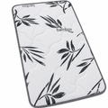 Bamboo Grey Mattress with Grey Border HT2312 - 132cm x 66cm