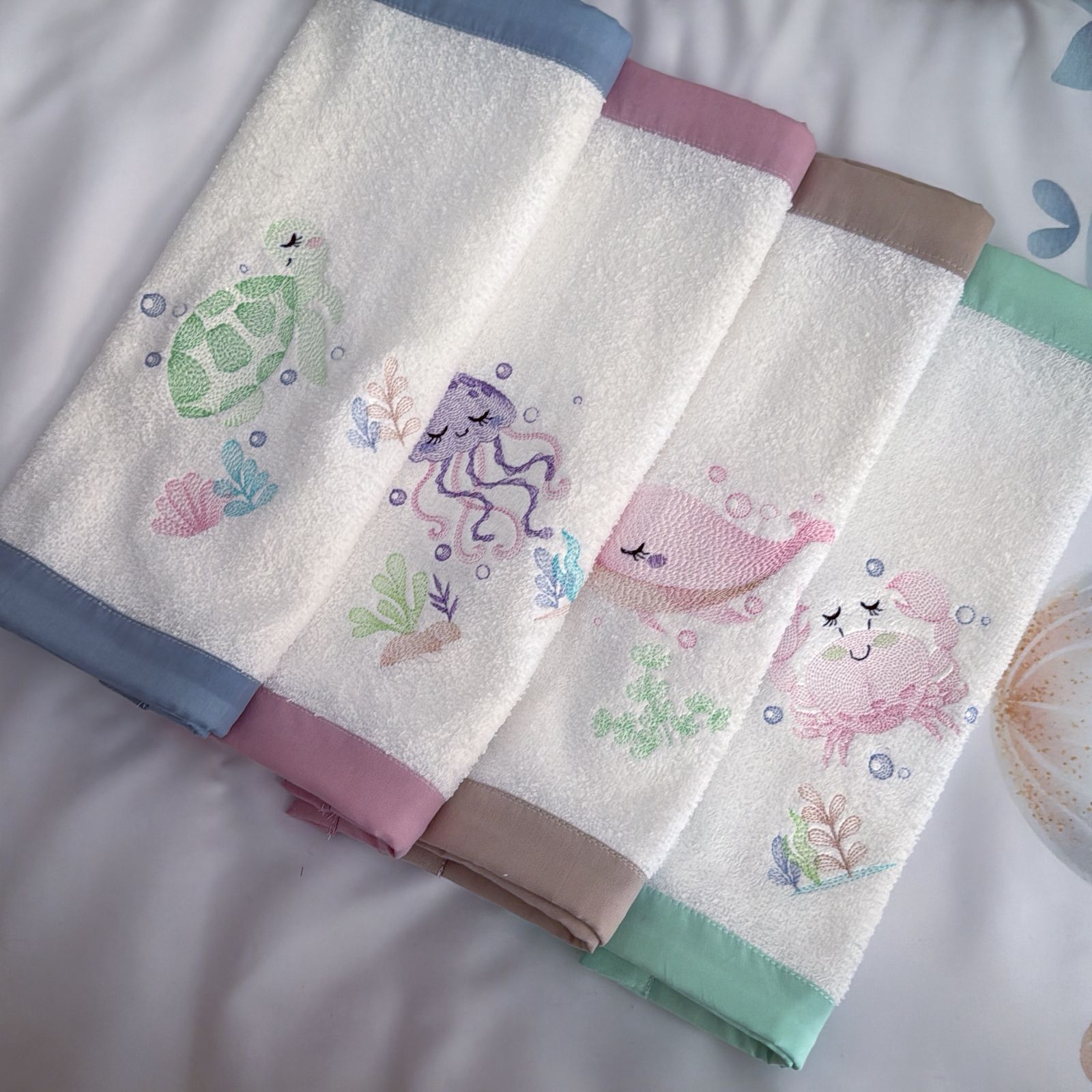 Burpcloths - Under the Sea 02 baby burp cloths South Africa
