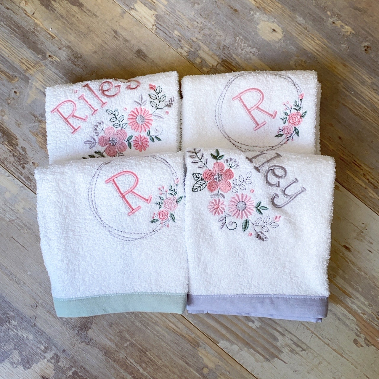 Burpcloths - Flowers 06 baby burp cloths South Africa