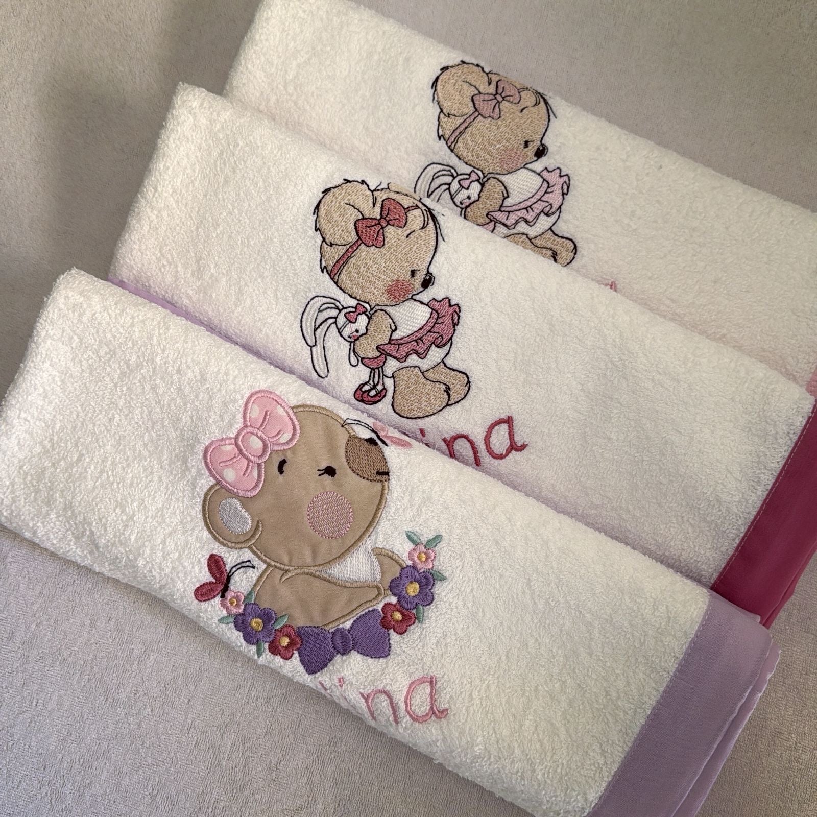 Burpcloths - Bear 01 baby burp cloths South Africa