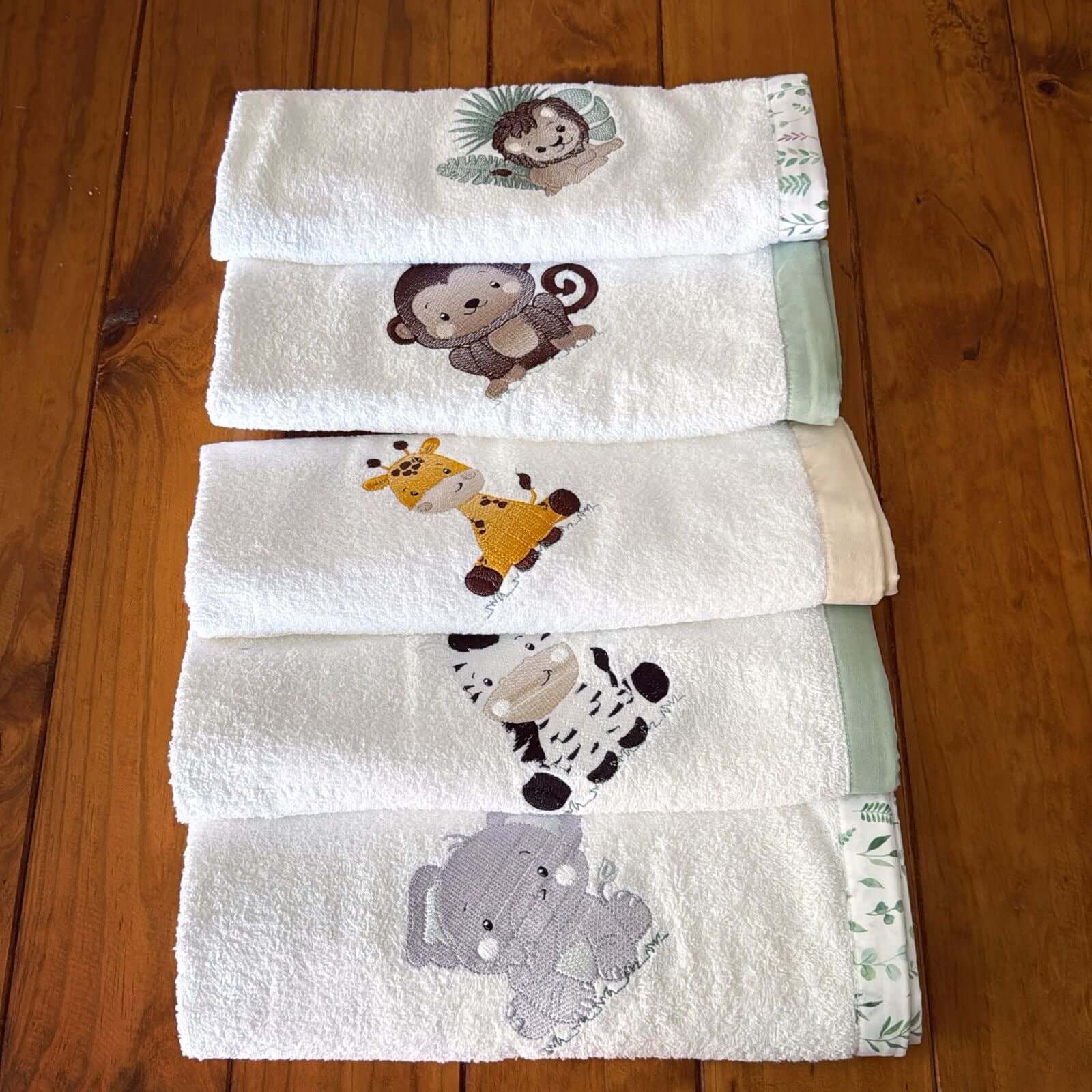 Burpcloths - Safari 06 baby burp cloths South Africa
