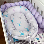 Cot Bedding - Purple Wild and Free Set 01