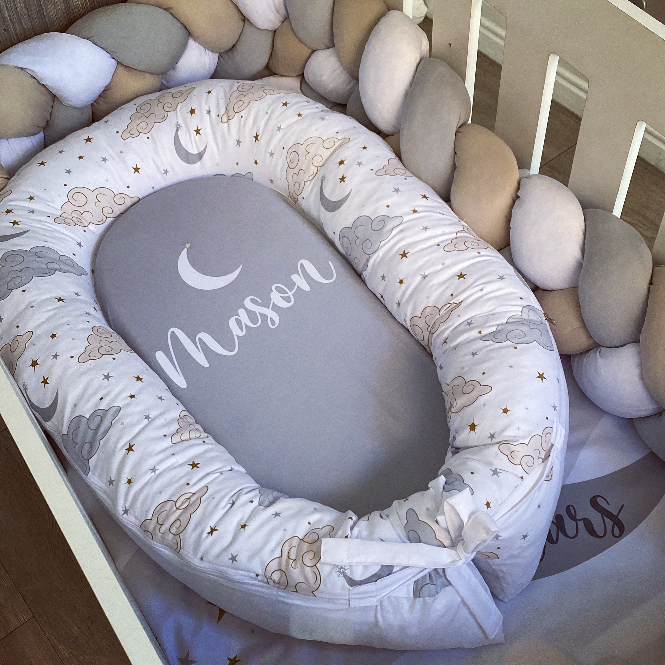 Nest - Boho Moon 01 baby nursery snuggle nests South Africa