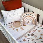 Cot Bedding - Boho Sun Set 02 baby neutral nursery linen set South Africa