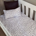 Cot Bedding - Black and White Set 02 baby neutral nursery linen set South Africa