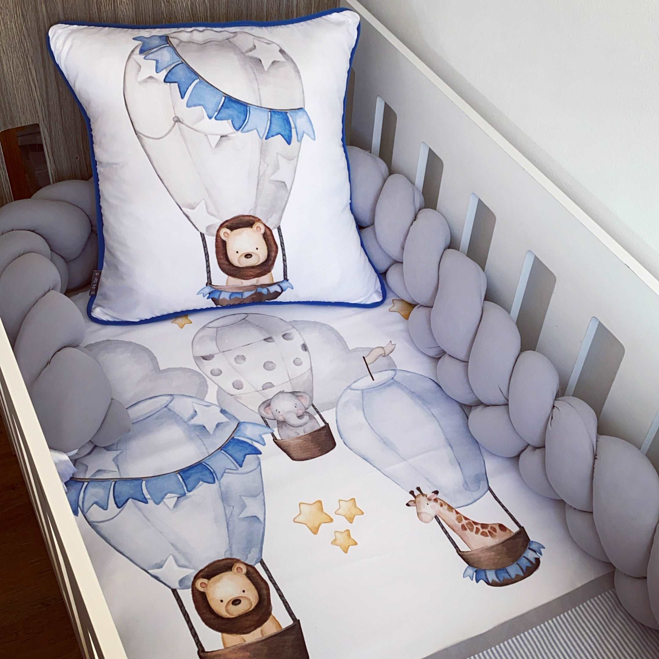 Cot Bedding - Safari Set 9 baby boy nursery linen set South Africa