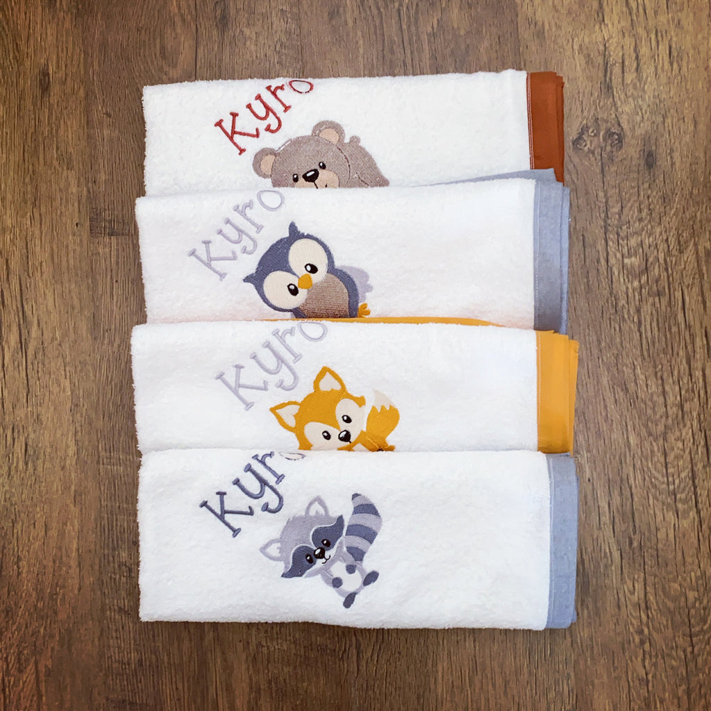 Burpcloths - Woodlands 01 baby burp cloths South Africa