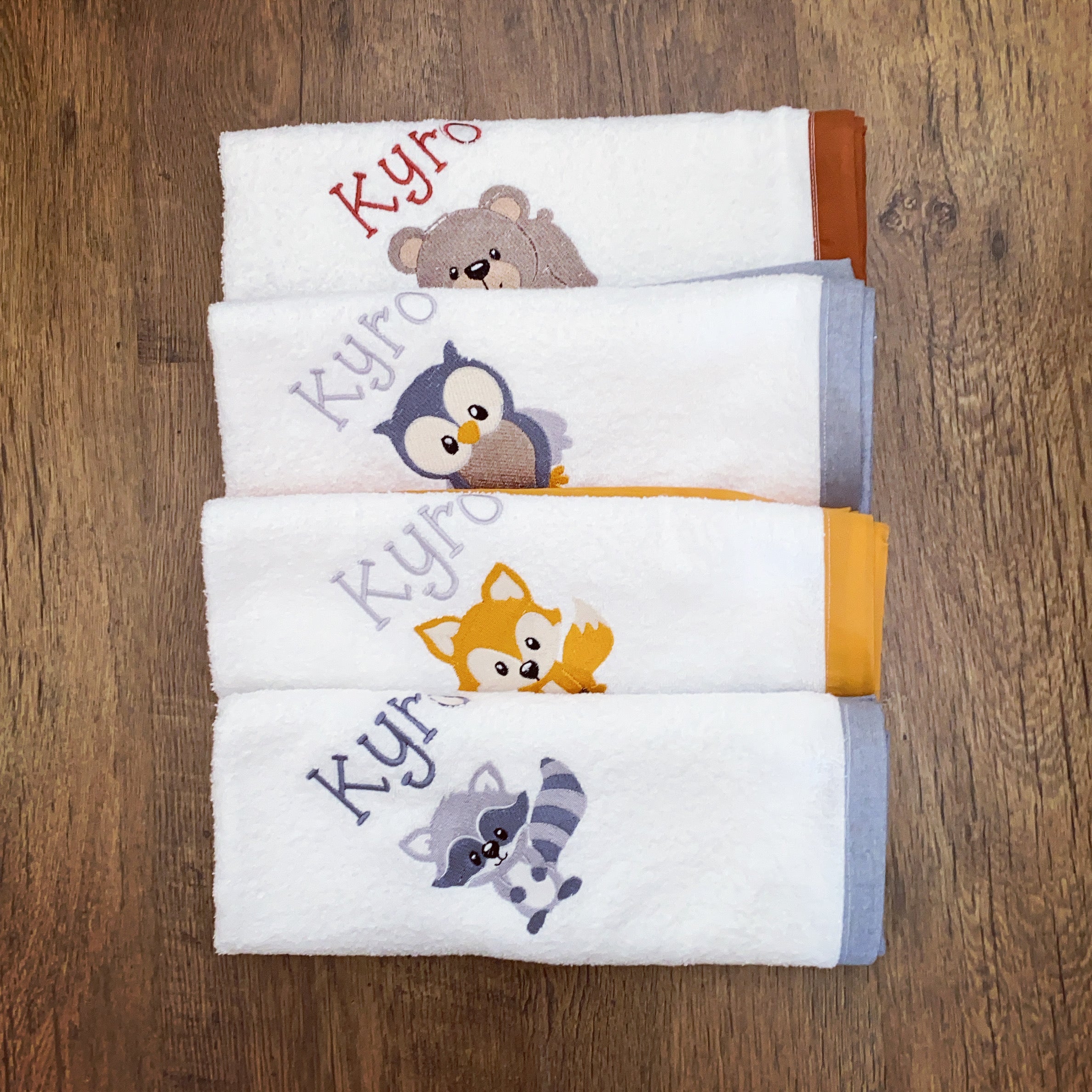 Burpcloths - Woodlands 01 baby burp cloths South Africa