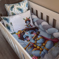 Cot Bedding - Blue Krishna Set 01