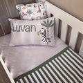 Cot Bedding - Boho Safari Set 02