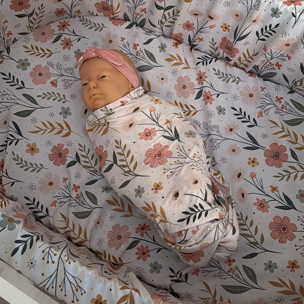 Cot Bedding - Flower Set 07