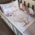 Cot Bedding -Pink Goose Set 02