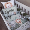 Cot Bedding - Green Safari Set 13