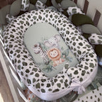 Cot Bedding - Green Safari Set 13 Nest