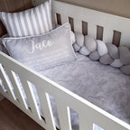 Cot Bedding - Grey Safari Set 05.1