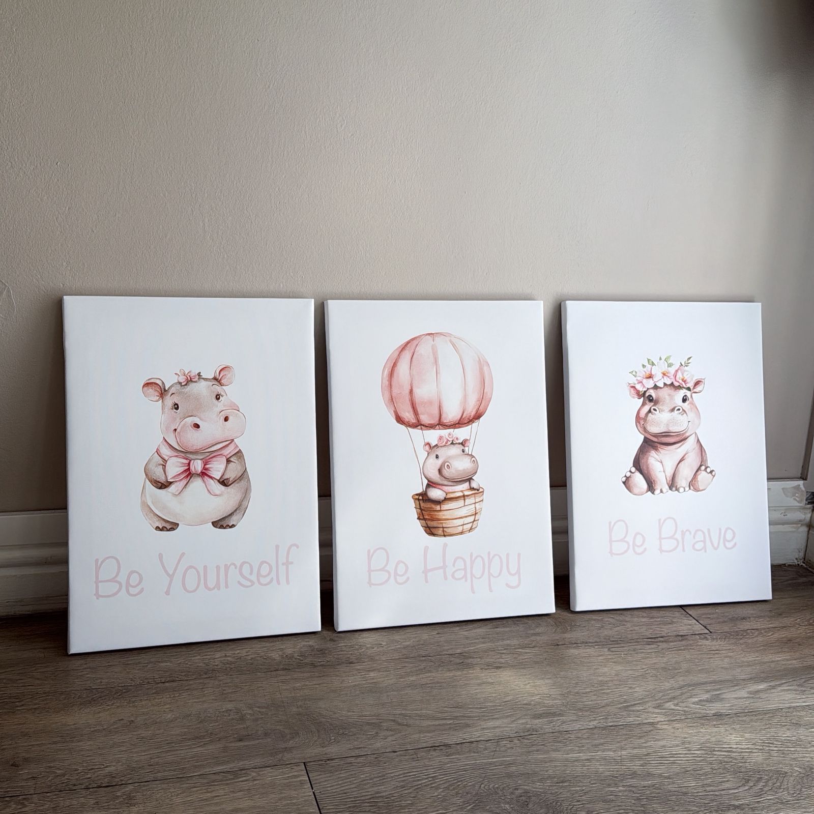 Cot Bedding - Hippo Set 03