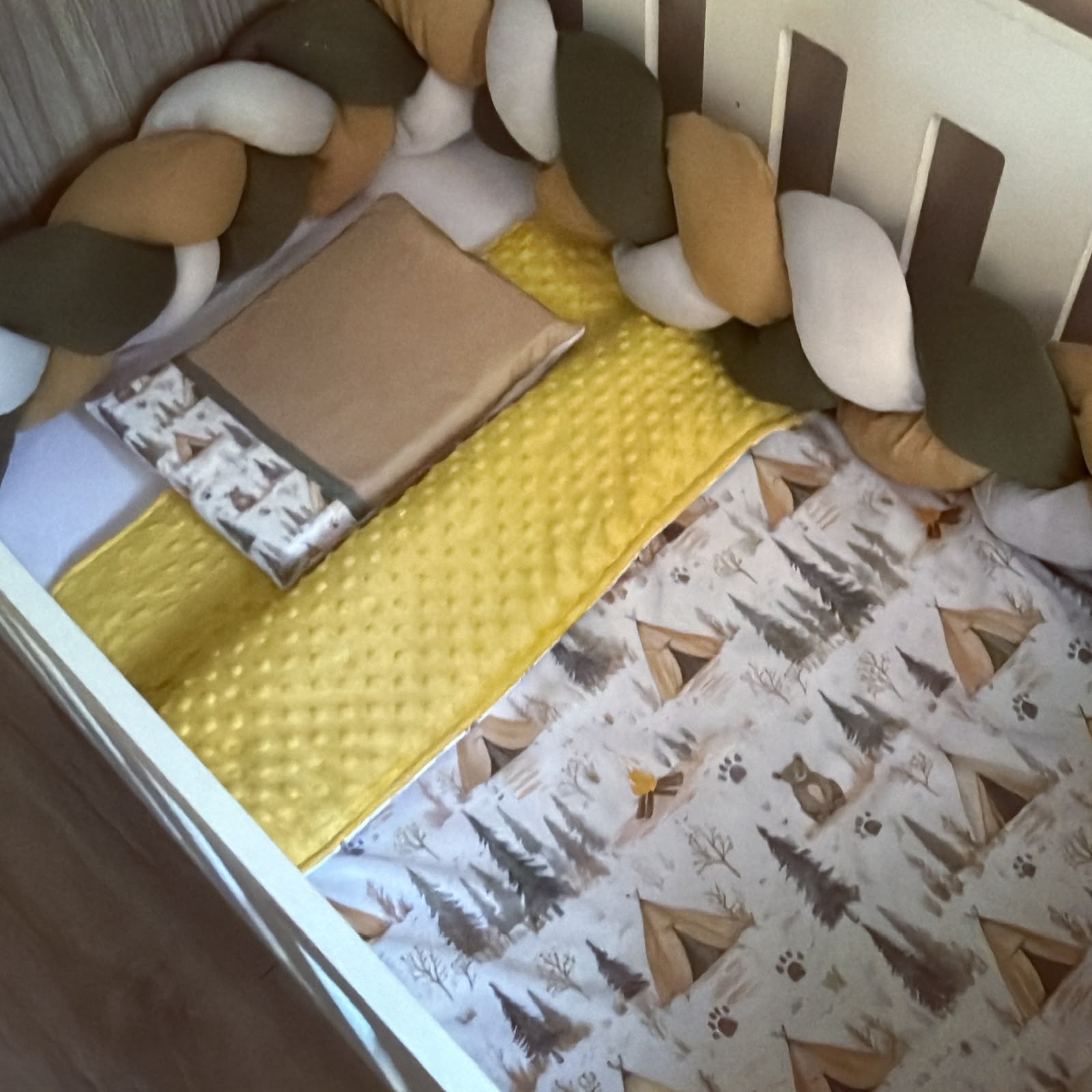 Cot Bedding - Khaki Camping Set 01.1