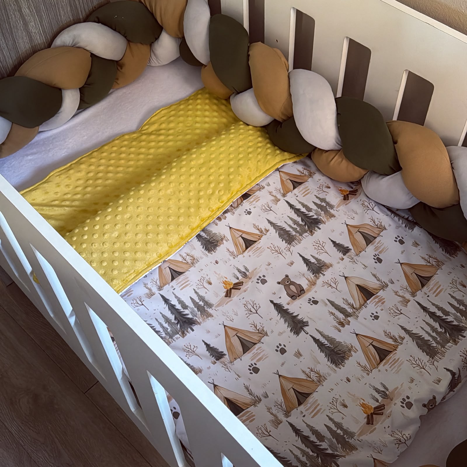 Cot Bedding - Khaki Camping Set 01.2