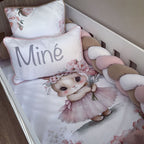 Cot Bedding - Pink Bunny Set 20