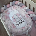 Cot Bedding - Pink Elephant Set 51 Nest