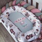 Cot Bedding - Pink Harry Potter Set 02 Nest