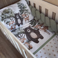 Cot Bedding - Sage Woodlands Set 04