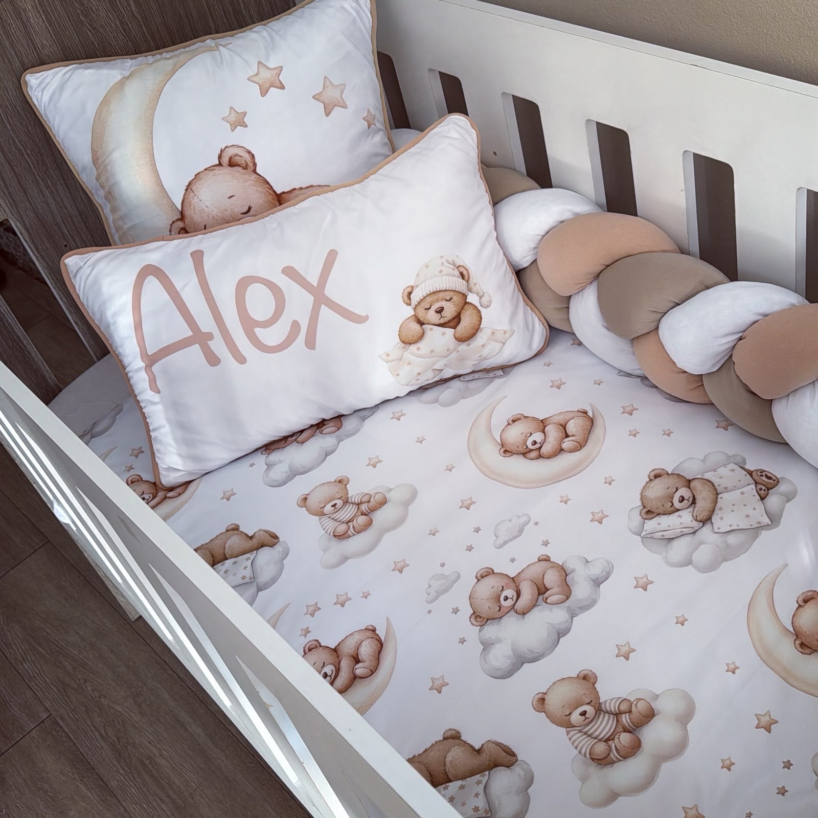 Cot Bedding -  Sleeping Bear Set 01
