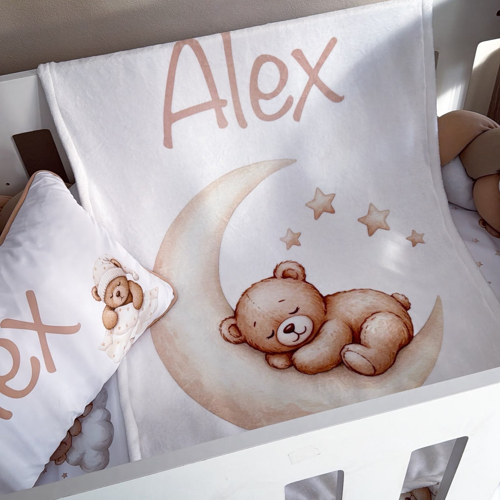 Cot Bedding -  Sleeping Bear Set 01 Blanket