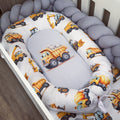 Cot Bedding - Yellow Construction Set 02 Nest