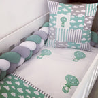 Cot Bedding - Sage Hot Air Balloon Set 01