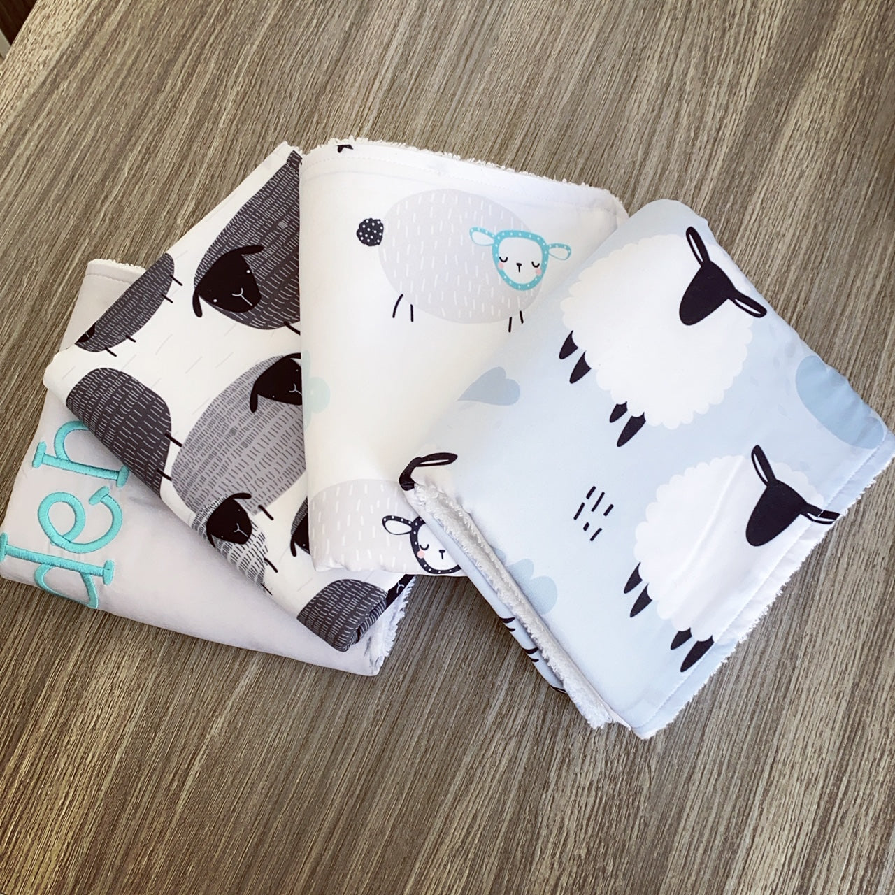 Burpcloths - Sheep 01 baby burp cloths South Africa