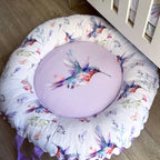 Cot Bedding - Lilac Bird Set 01