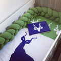Cot Bedding - Green Deer Set 02 baby boy nursery linen set South Africa