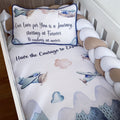 Cot Bedding - Stone Plane Set 01 baby boy nursery linen set South Africa